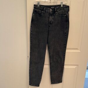 Old Navy NWOT Women’s O.G. Straight Leg High Rise Charcoal Grey Jeans